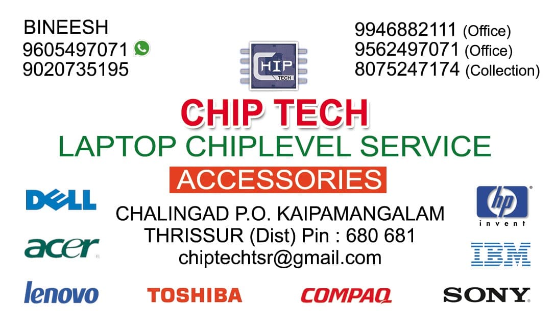 Laptop chiplevel service
