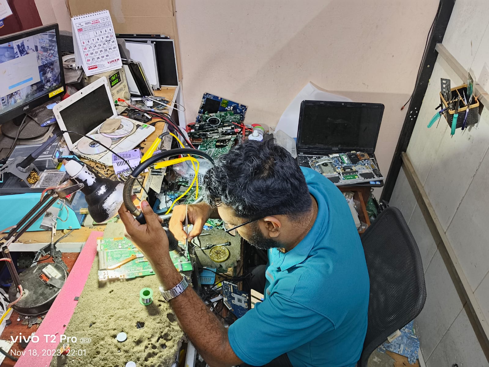 Mother board service